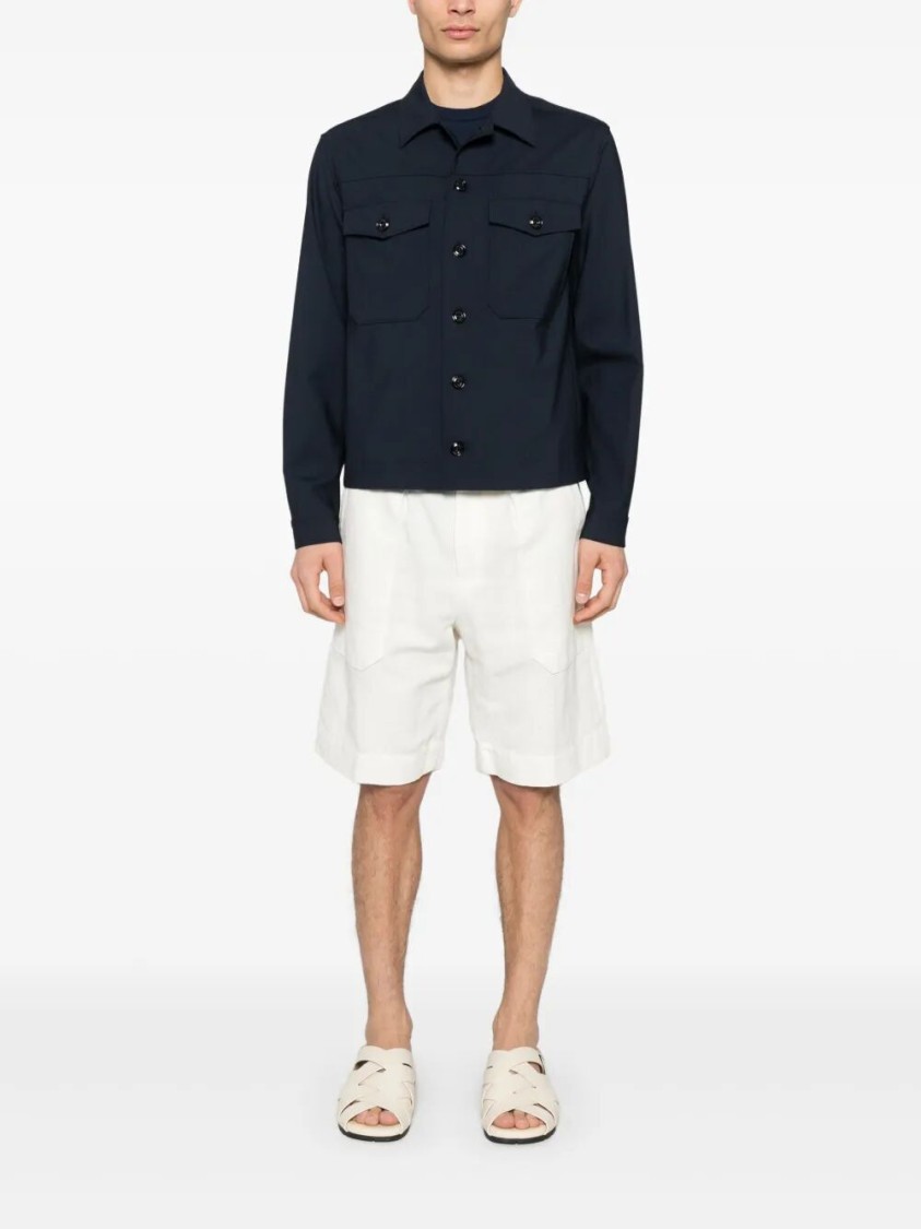 Altea Mitchell Overshirt In Blue