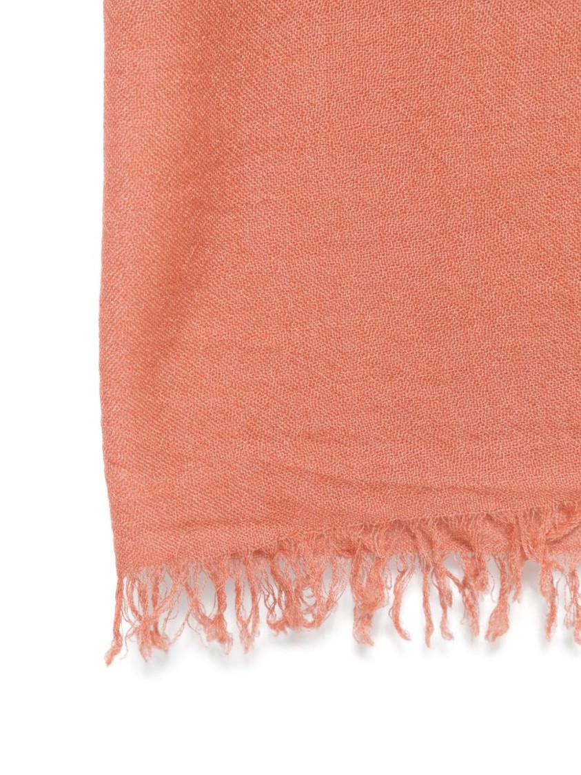 Faliero Sarti Virgin Wool And Silk Pink Scarf