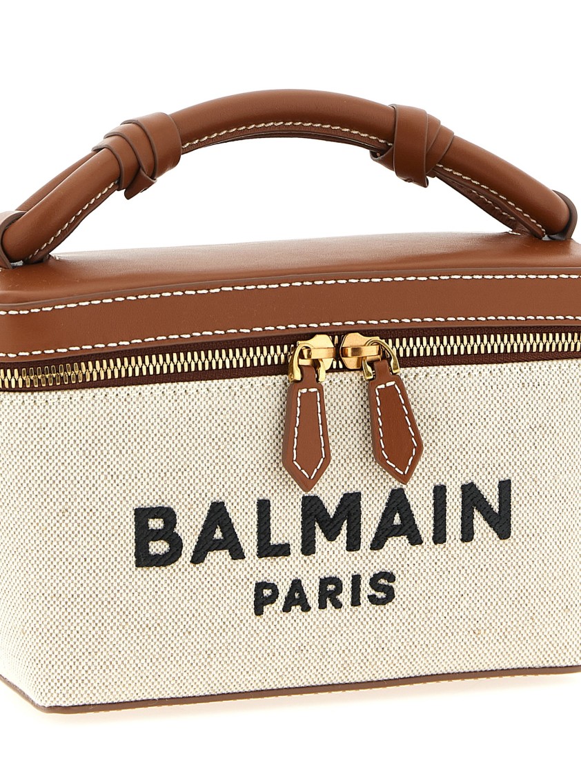 Balmain 'trousse B-army' Crossbody Bag In Neutral