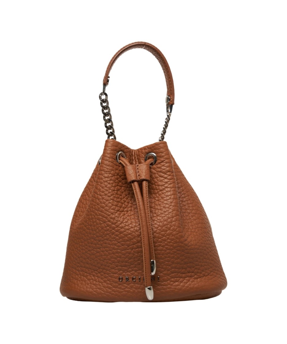 Orciani Brown 'Nest Soft' Bucket Bag
