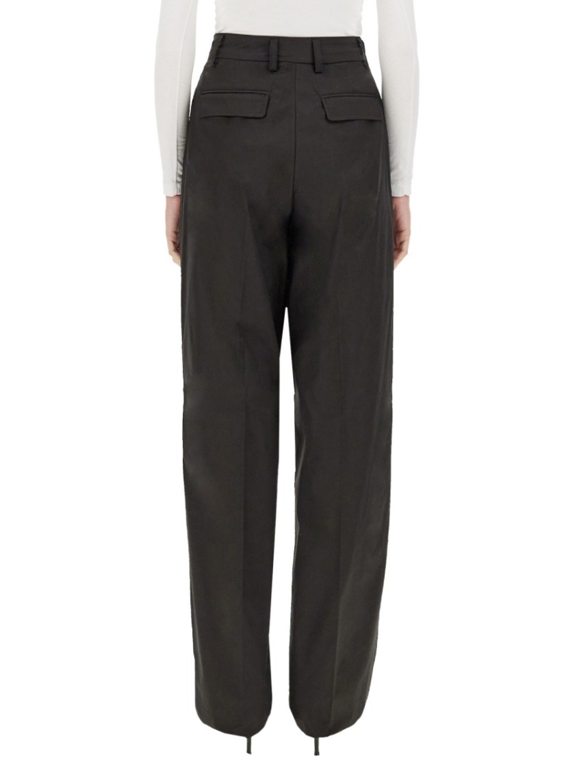 THE LATEST THE LATEST HIGH-WAISTED POPLIN PANTS WITH RELAXED FIT