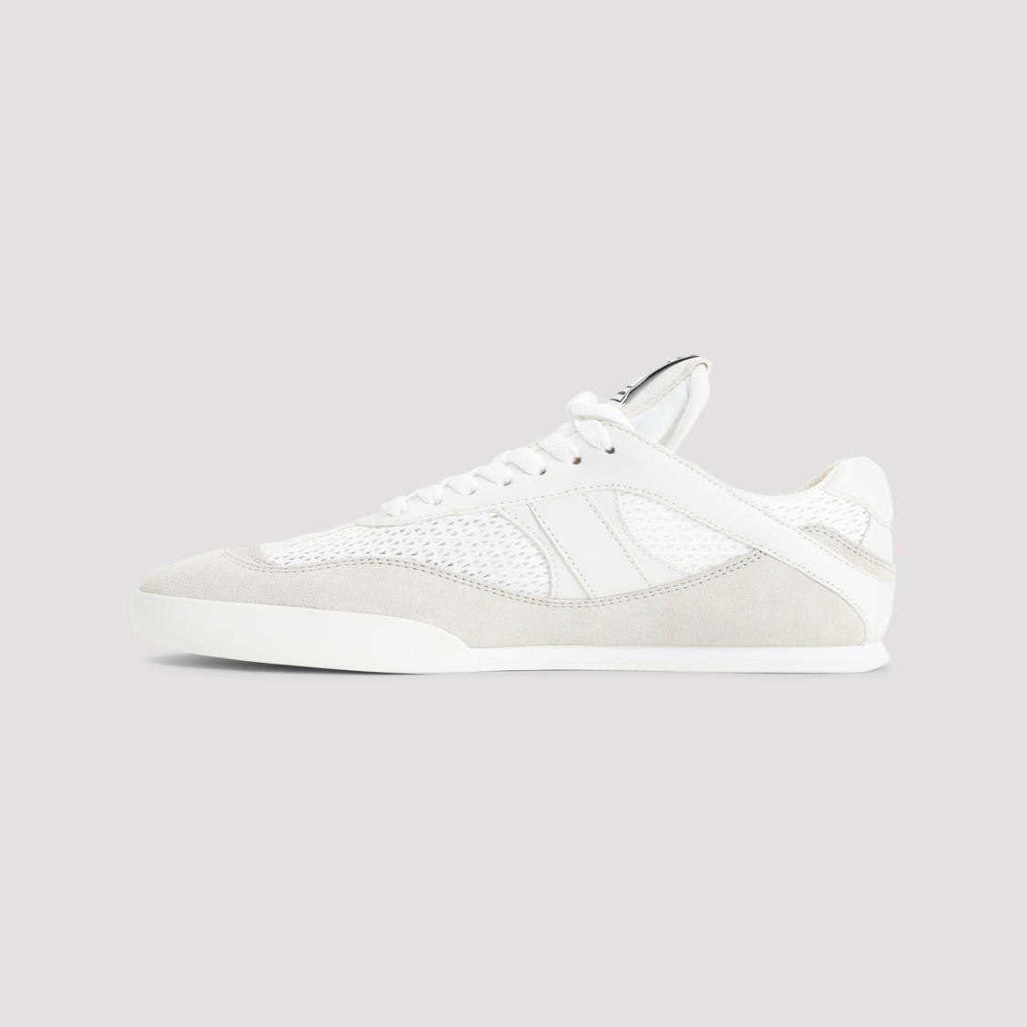Shop Chloé Kick White Textile Sneakers