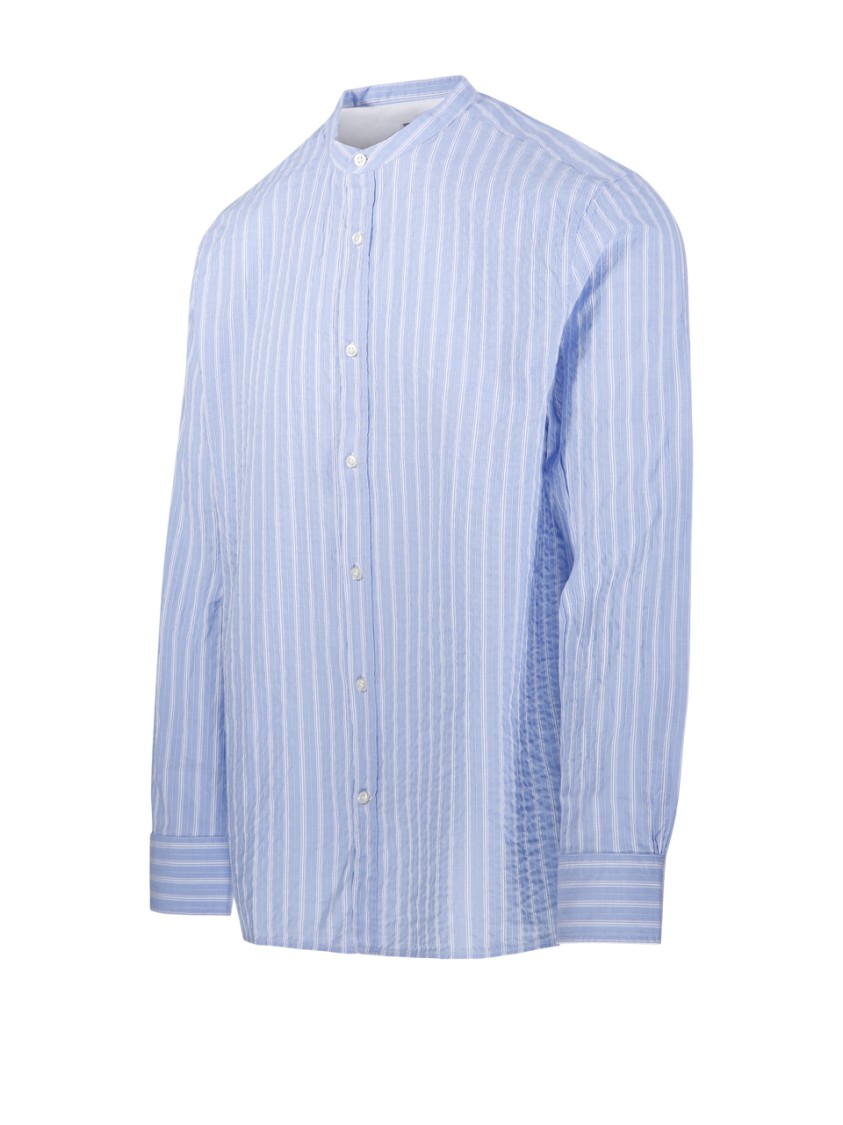 Shop Officine Generale Gaston Shirt In Blue