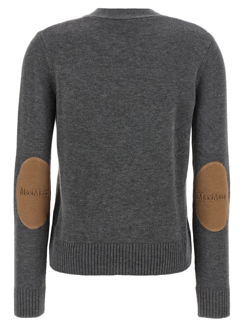 Max Mara 'apollo' Cardigan In Gray