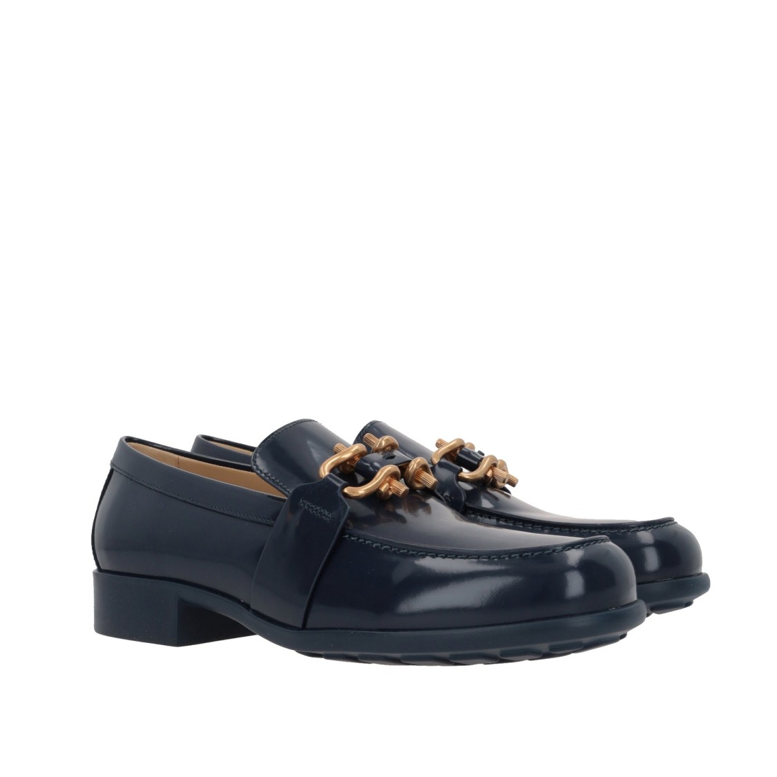 Bottega Veneta Monsieur Loafer Shoes Women In Blue