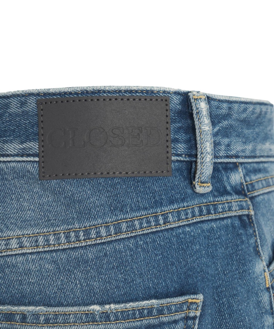 Closed Cooper True Mid-rise Straight-leg Jeans In Blue