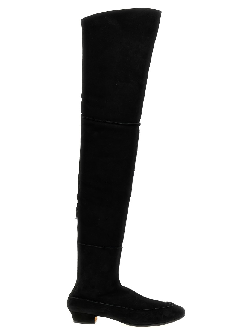 The Row 'awar' Cuissard Boots In Black