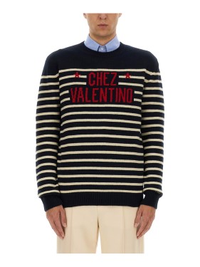 Valentino Flowers Daisyland Sweatshirt in Black | THE LIST