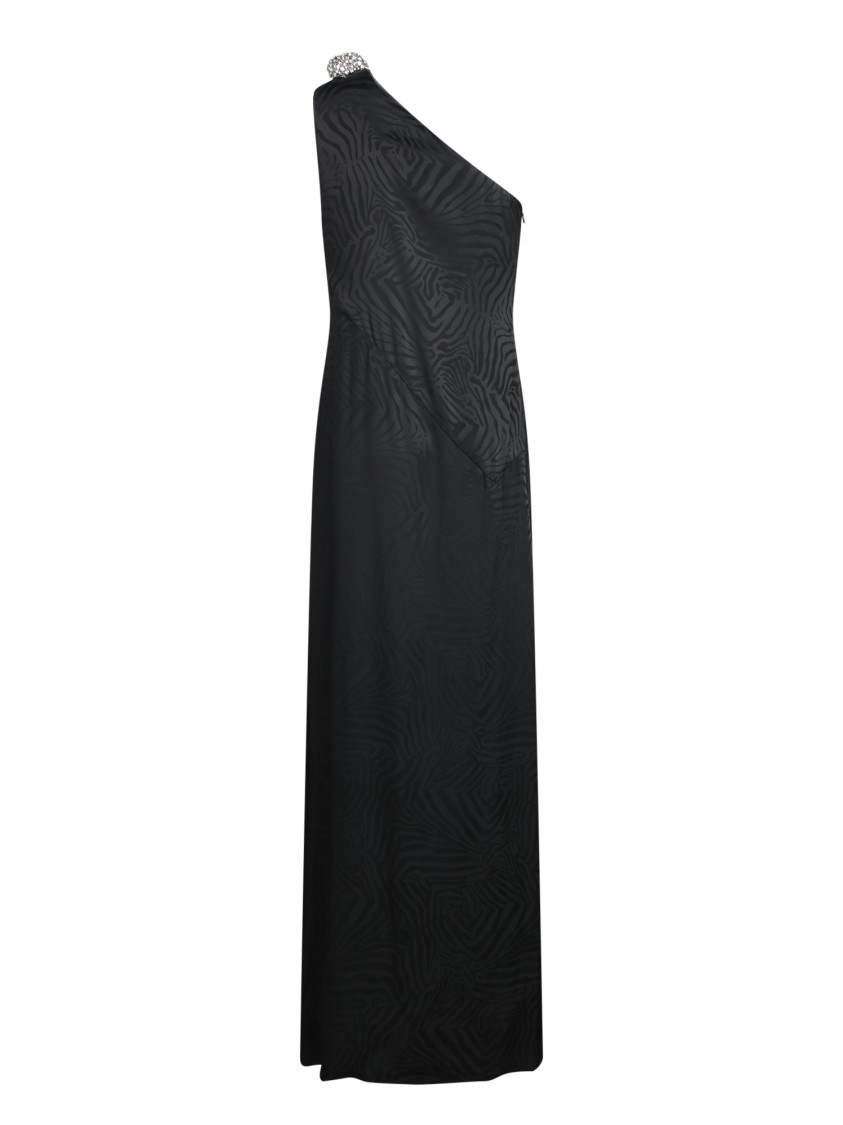 Amen One-shoulder Dress With Draped Side
