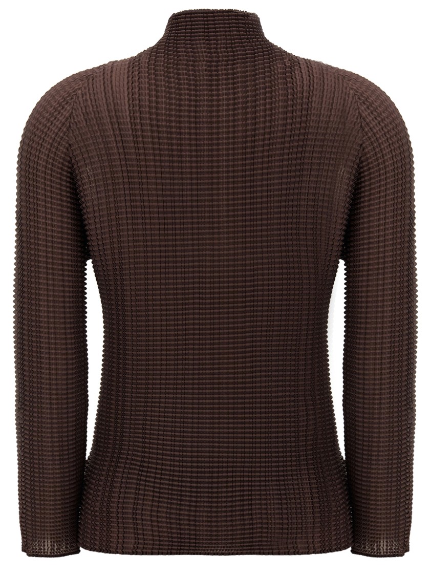 Issey Miyake 'wooly Pleats-56' Blouse