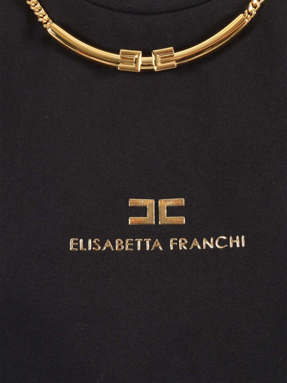 新品 Elisabetta Franchi クロップド半袖シャツ 新品 Elisabetta Franchi クロップド半袖シャツ