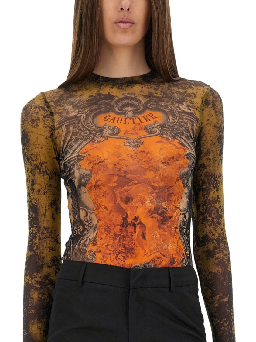 Jean Paul Gaultier Graphic-print Top