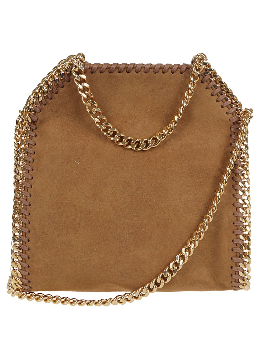 Stella Mccartney Structured Crossbody Bag With Unique Chain Detail