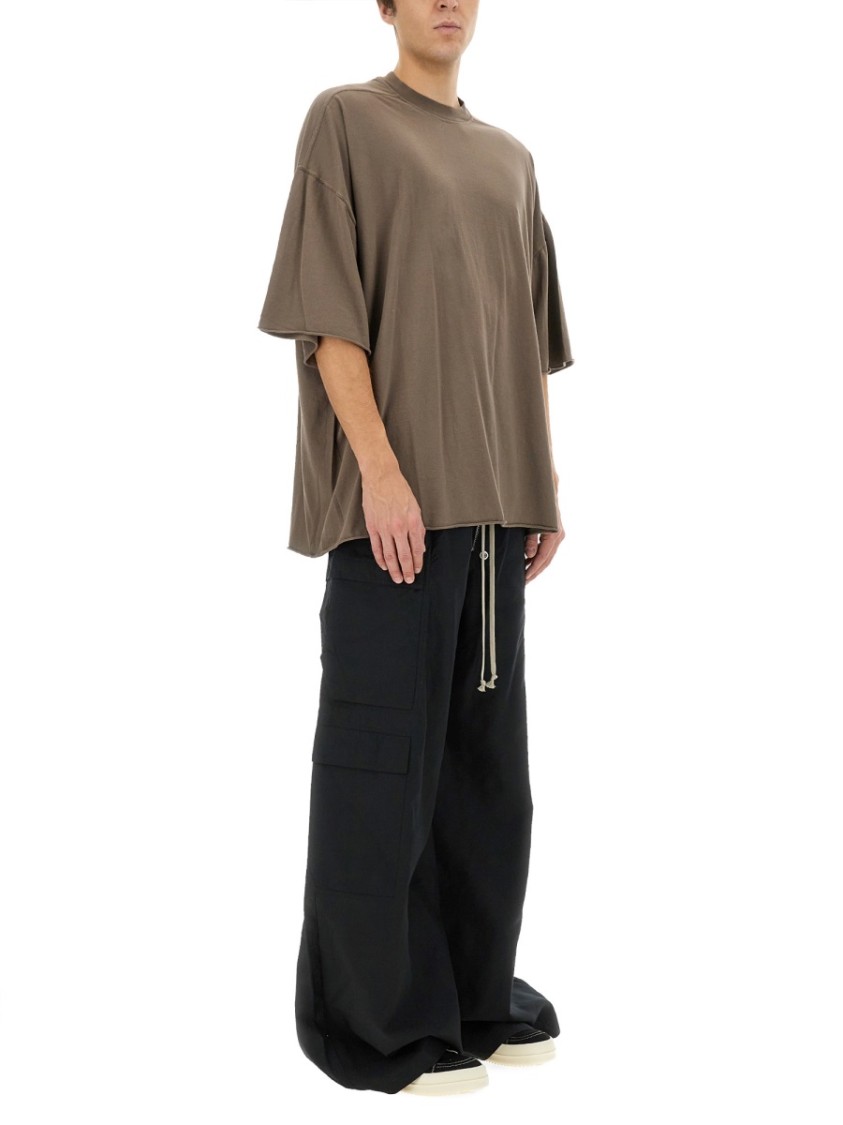 Rick Owens Drkshdw Drkshdw By Rick Owens Relaxed Fit Wide Leg Pants In Black