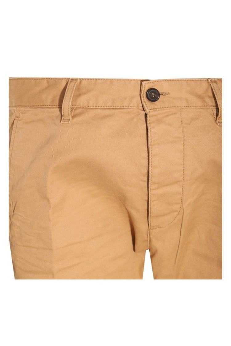 Dsquared2 Tailored Beige Trousers With Soft Cotton-elastan Blend In Nude