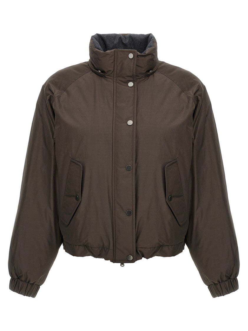 Brunello Cucinelli Cropped Down Jacket