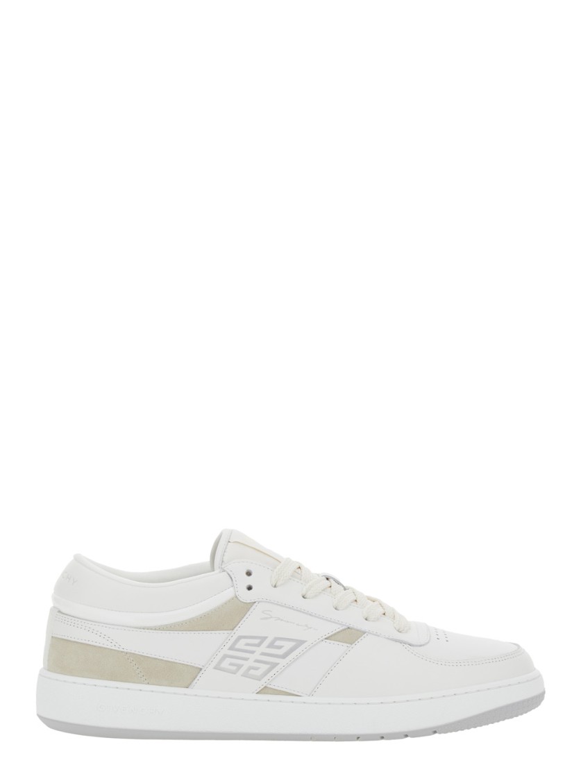 Shop Givenchy Leather Low-top Sneakers In White