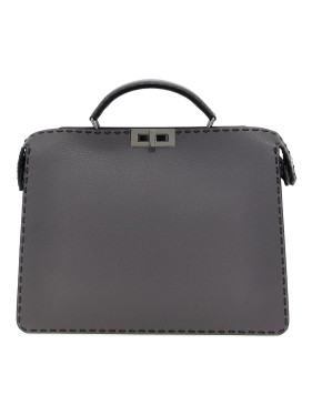 Fendi Structured Beauty Case In Ff Logomania Pattern Clutch