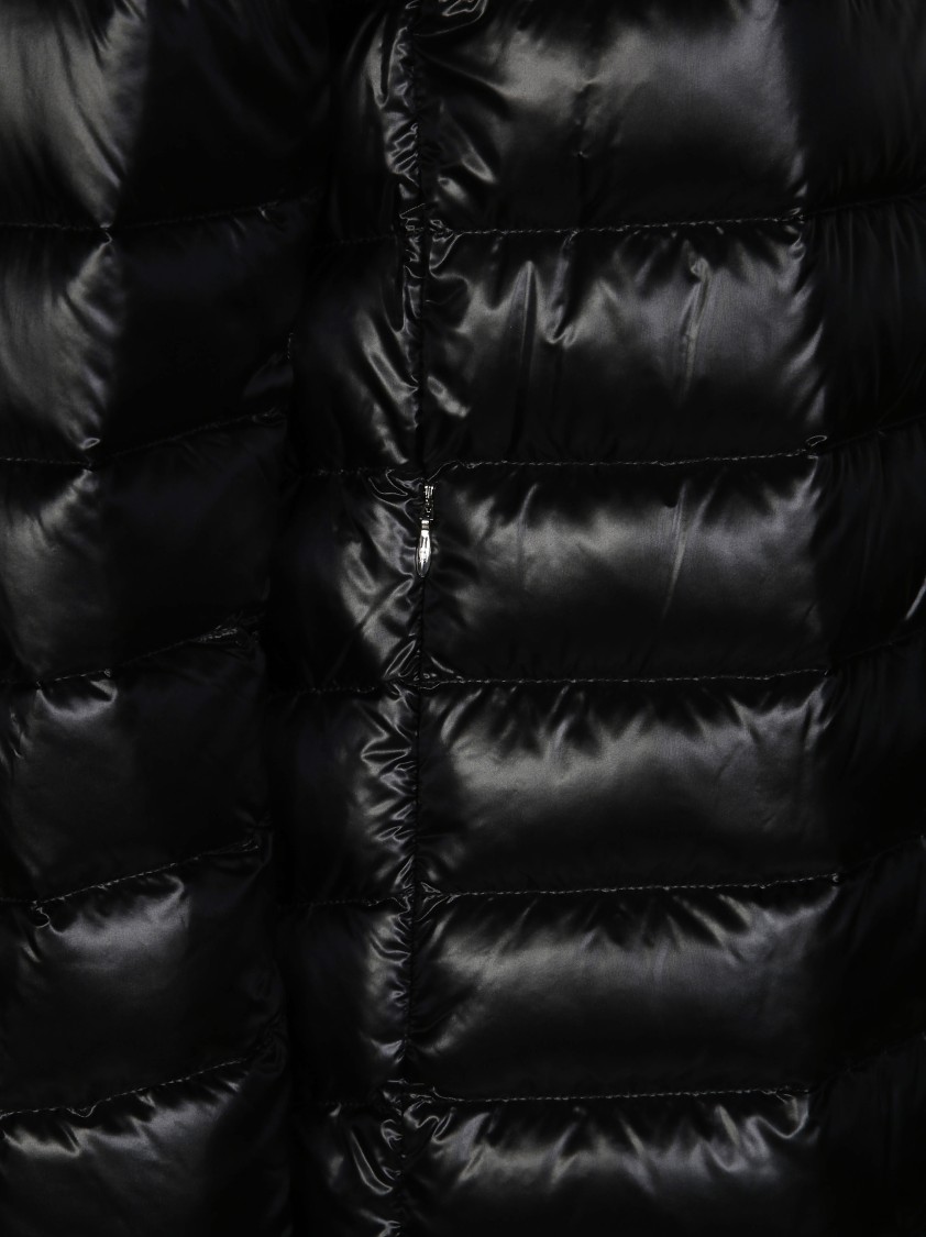 Herno A-shape Ultralight Jacket With Glossy Finish In Black