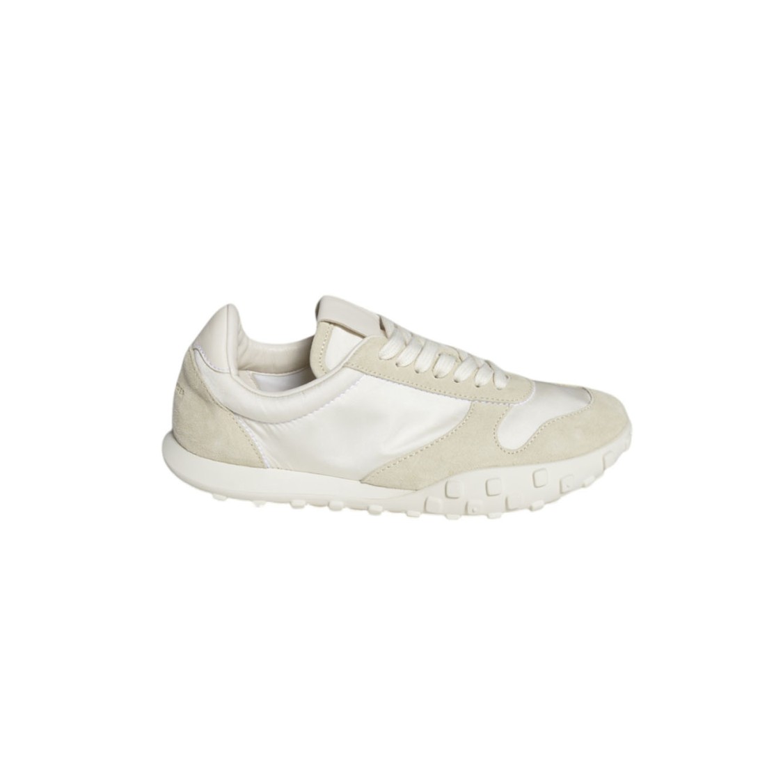 Jil Sander Women White Leather And Suede Moon Sneakers In White