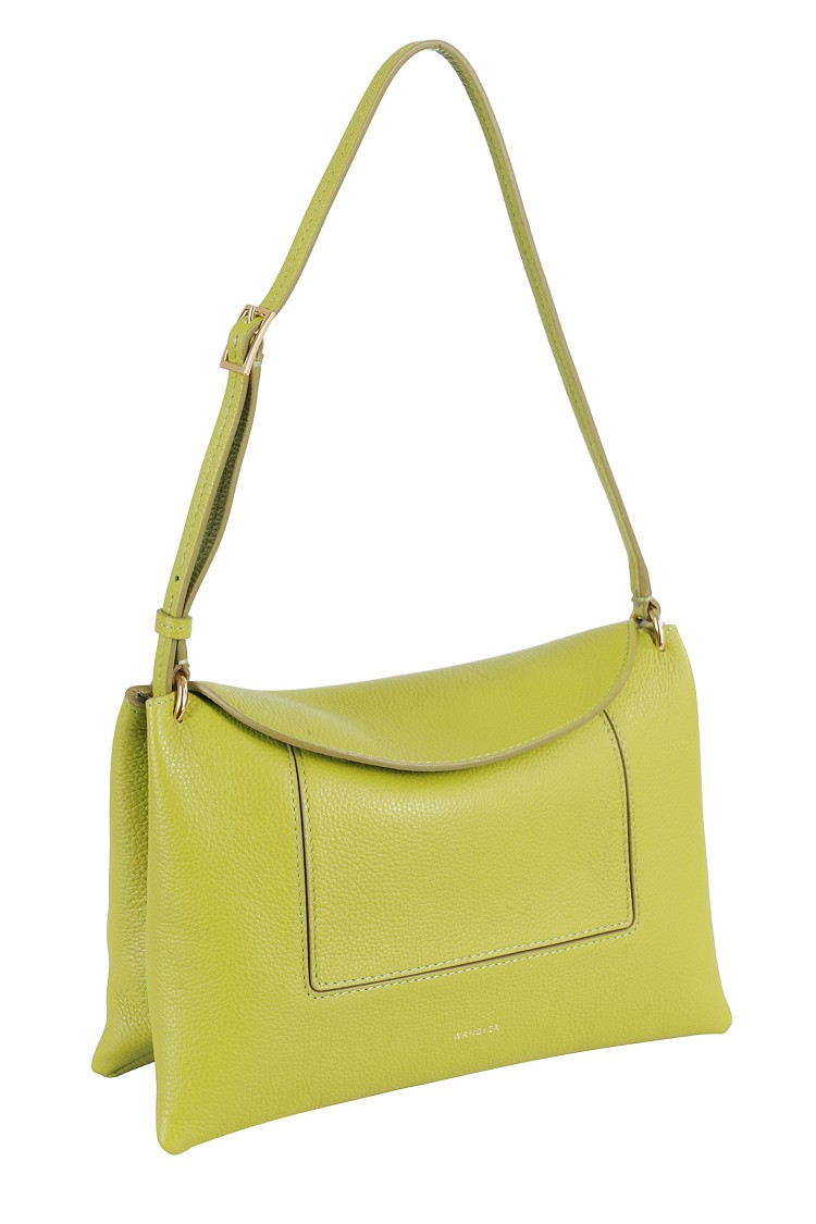 Wandler Penelope Slouch Leather Cross-body Bag In Green