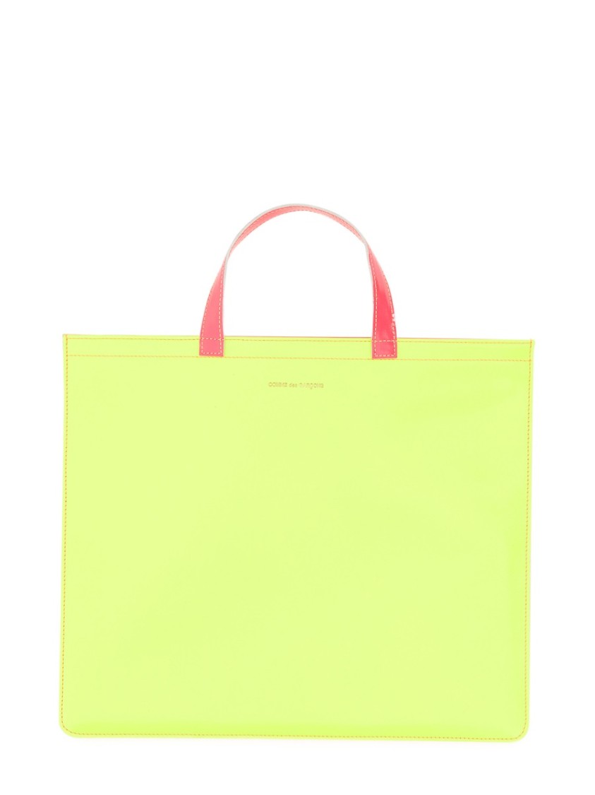 COMME DES GARÇONS COMME DES GARÇONS SUPER FLUO LEATHER TOTE BAG 
