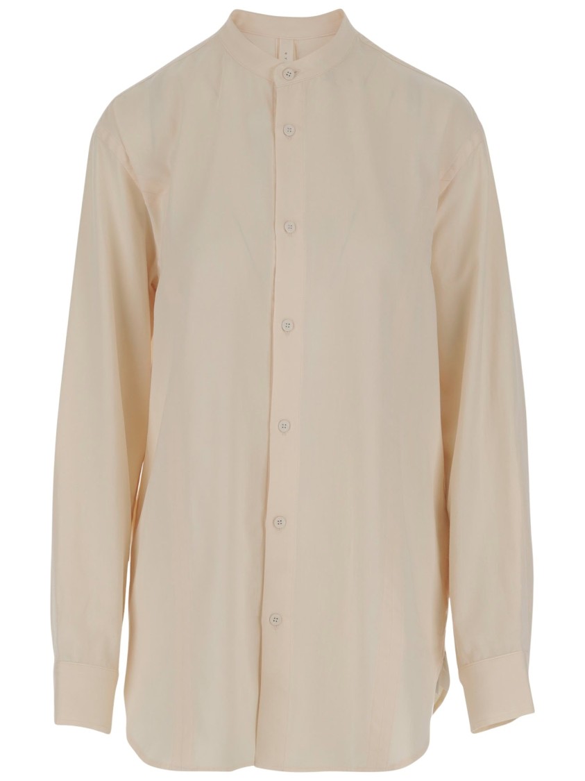 Lauren Manoogian Long-sleeve Cotton Shirt In Neutrals