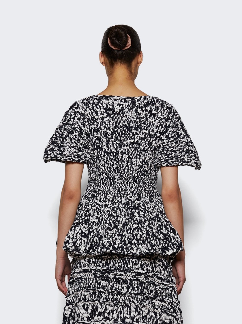 Khaite Mathilde Top Glaze And Midnight Navy In Multi