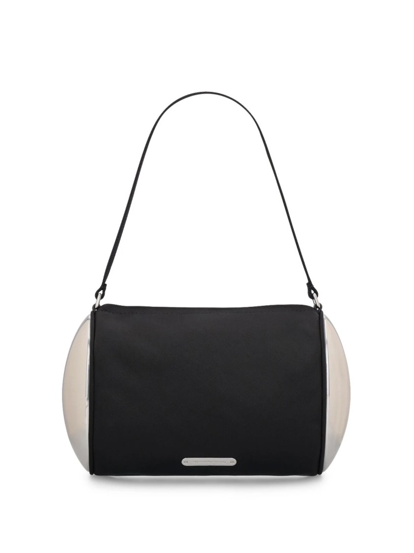 Alexander Wang Dome Barrel Pochette Bag In Black