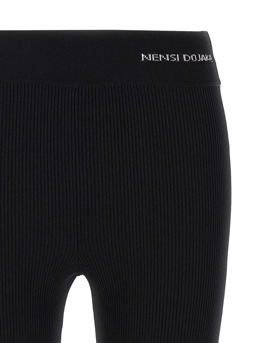 Nensi Dojaka Blackwhite Sadie Leggings In Black