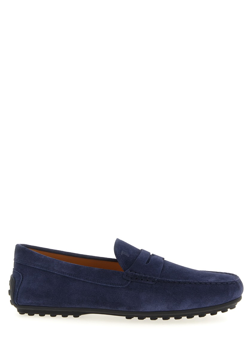 Tod's 'city Gommino' Loafers In Black