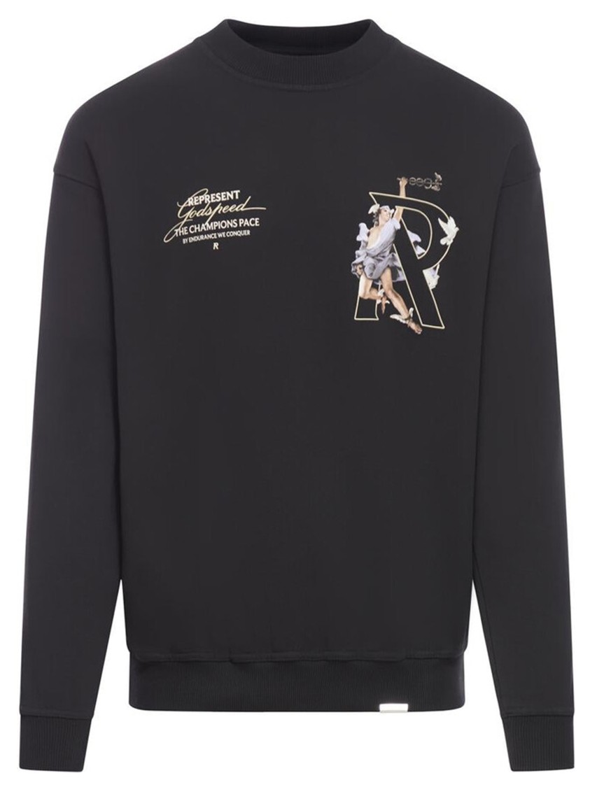 Represent Hermes Sweatshirt In Black