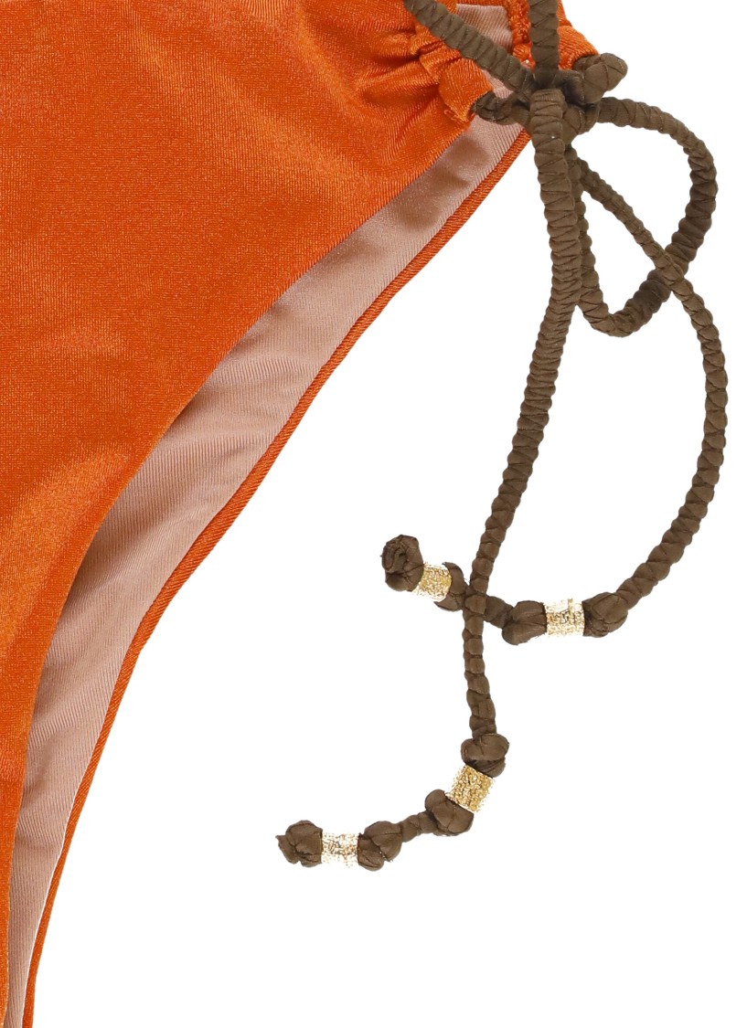 Miss Bikini Bandeau Orange Bikini In Orange