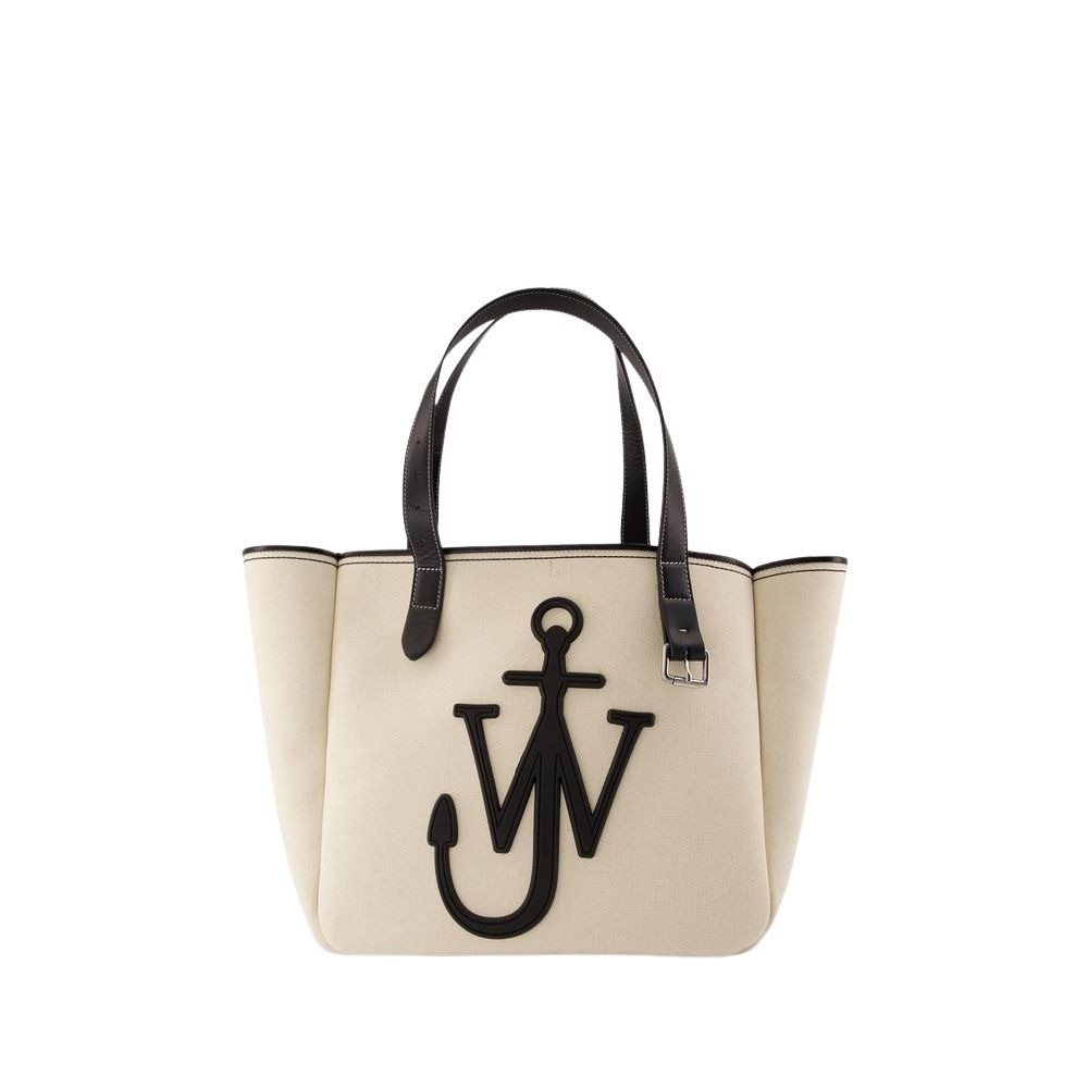 Jw Anderson Belt Tote Handbag In White