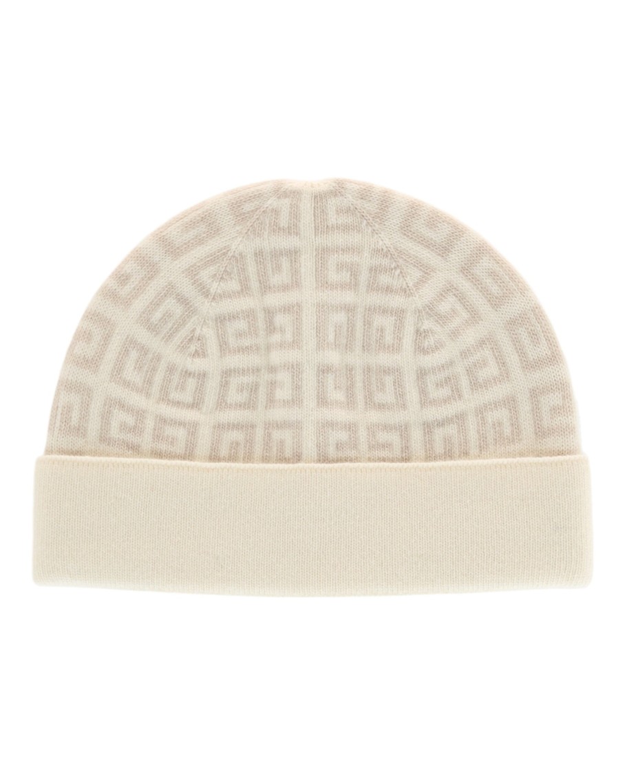 Givenchy Knit Double Face Beanie In Neutral