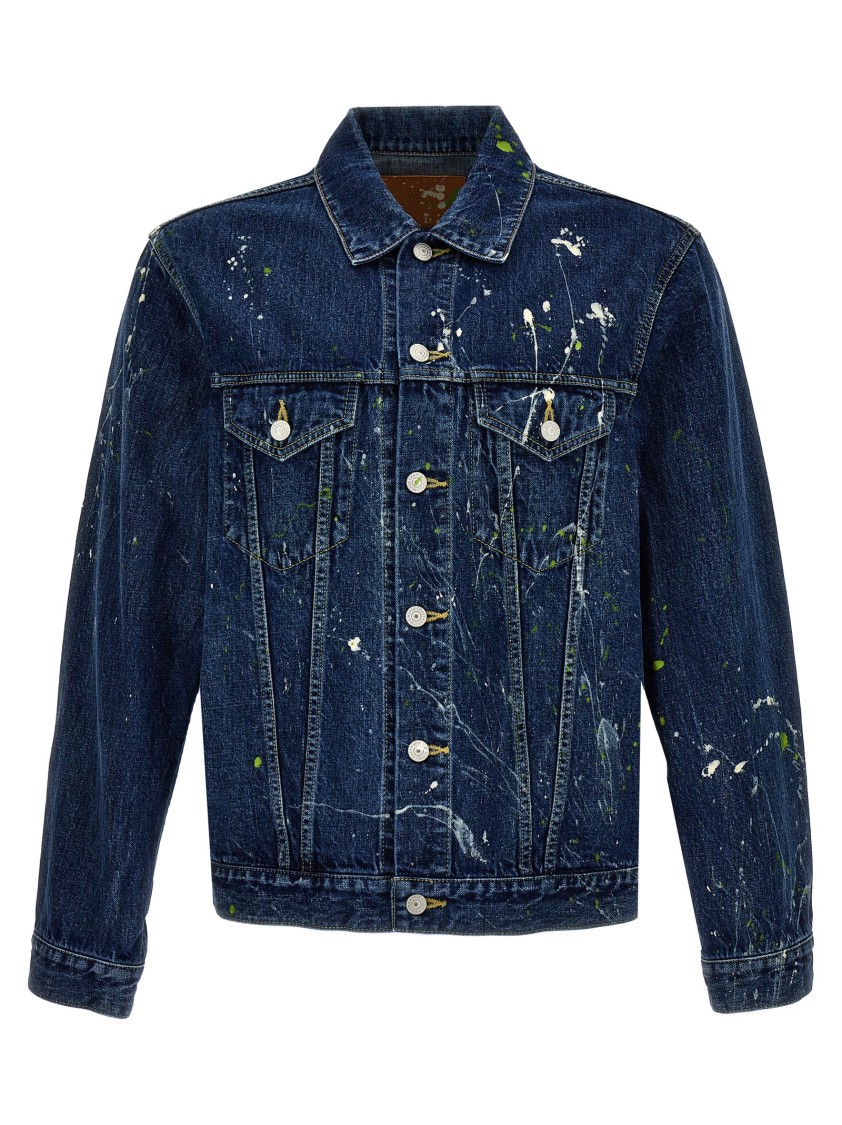 Yohji Yamamoto Patent Stain Jacket Casual Jackets And Parka Blue In Black