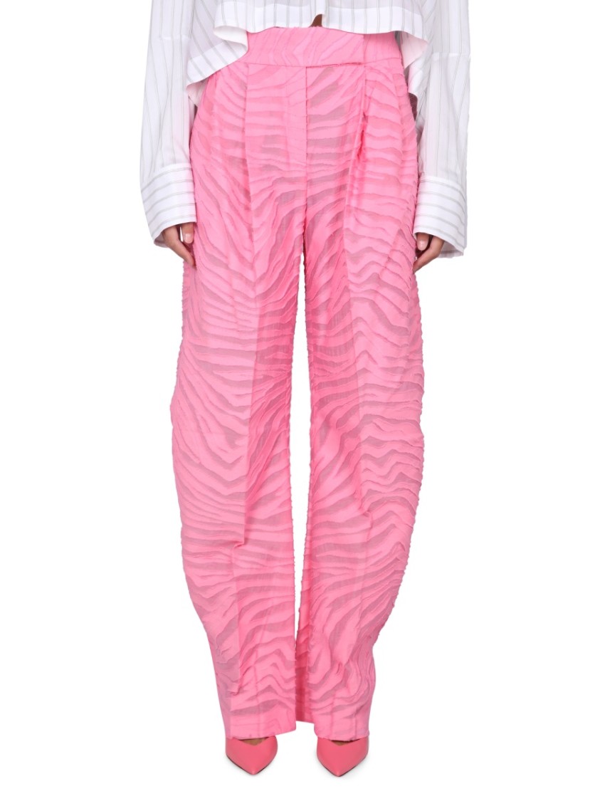 Shop Attico The Gary Pants In Pink