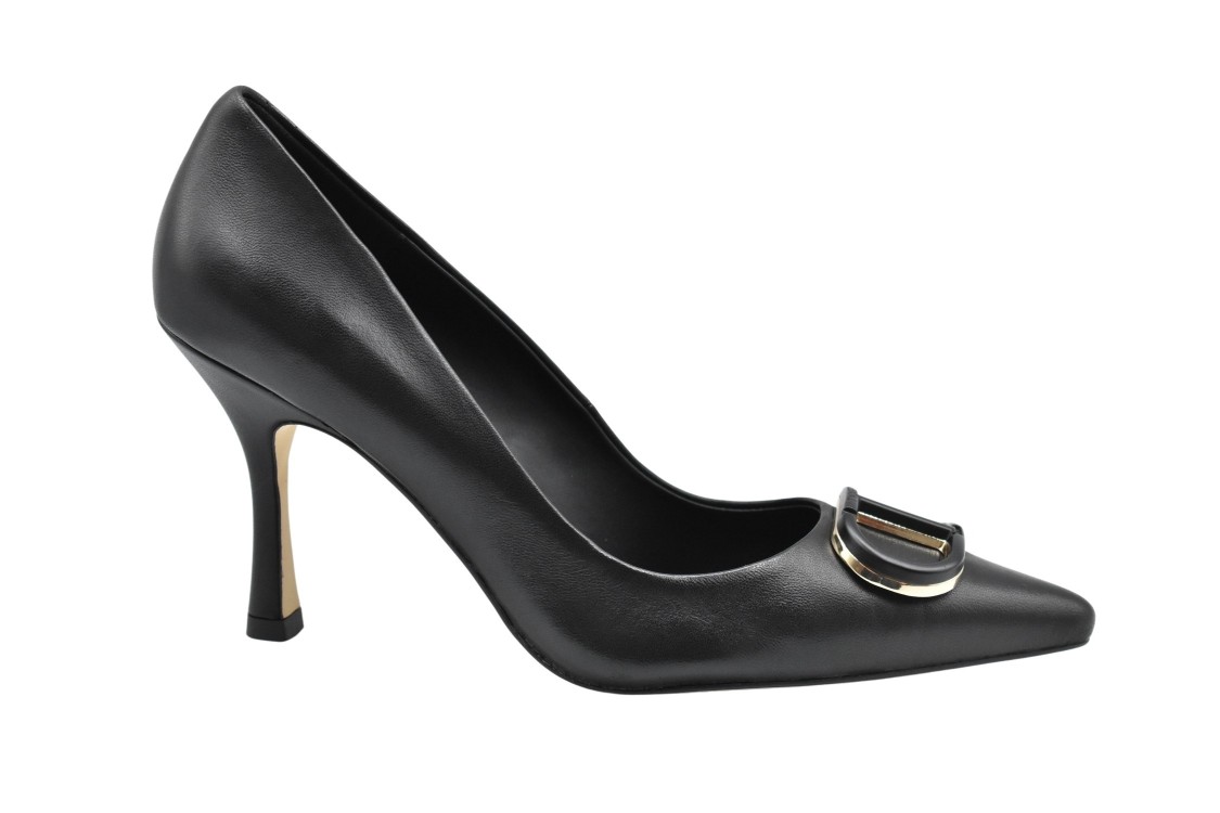 Twinset 90mm Leather Pumps In Black
