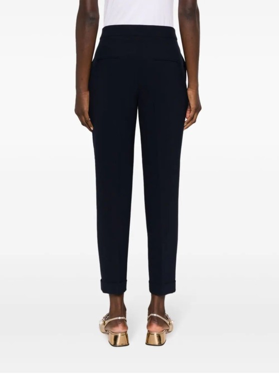 パンツ Moschino Tailored Black Trousers With Refined Cuffs Moschino Tailored Black Trousers With Refined Cuffs | THE LIST