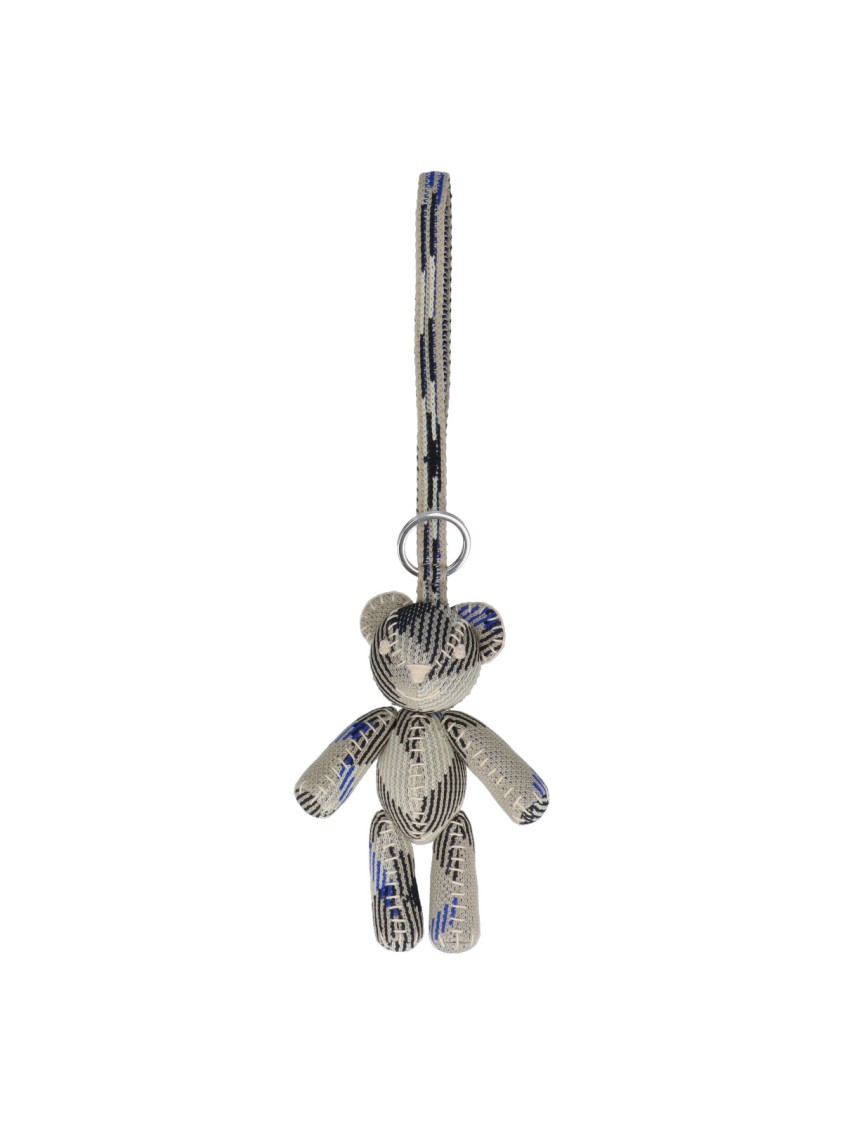 Burberry "thomas" Bear Charm – Grey