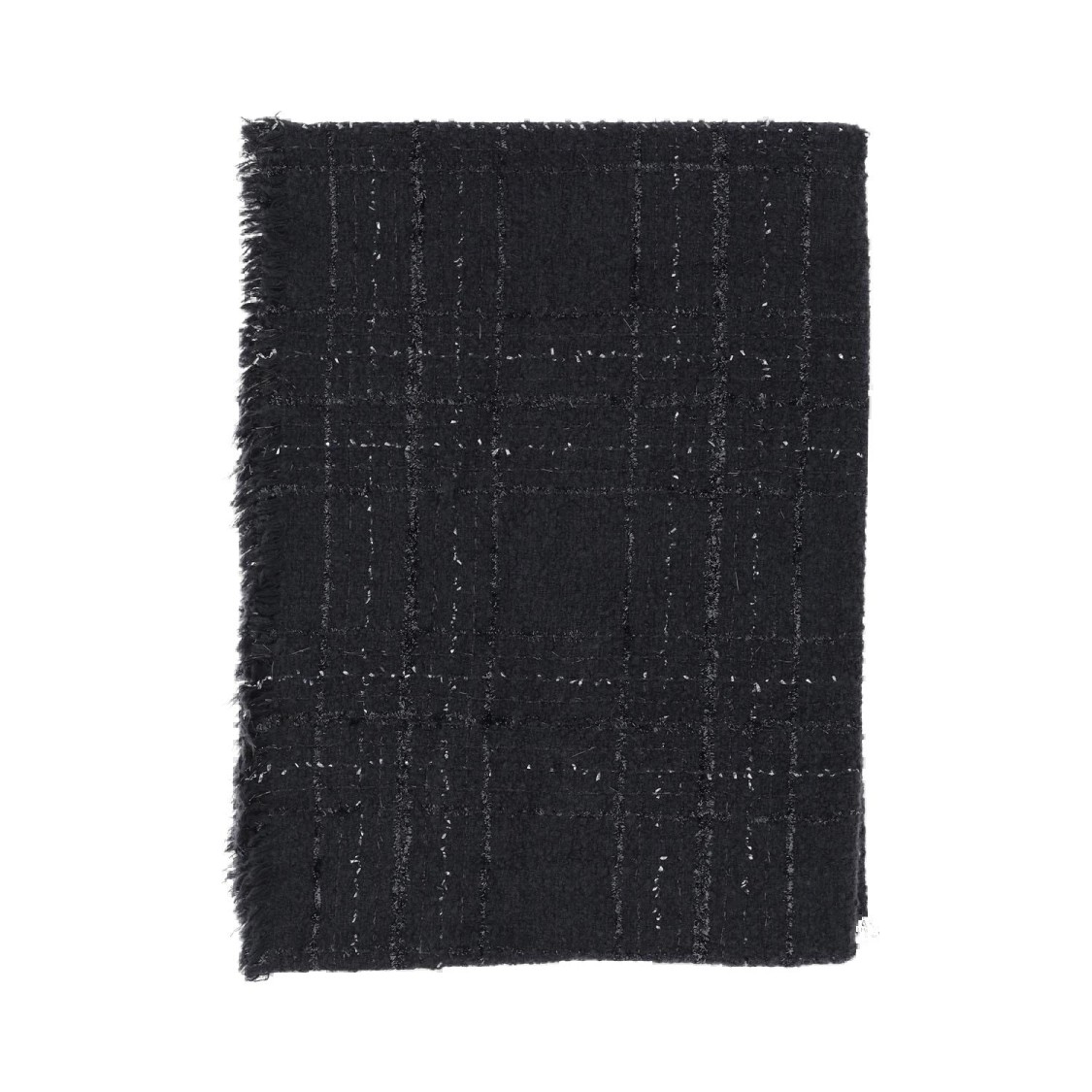 Faliero Sarti Adrienne Wool Blend Scarf In Black