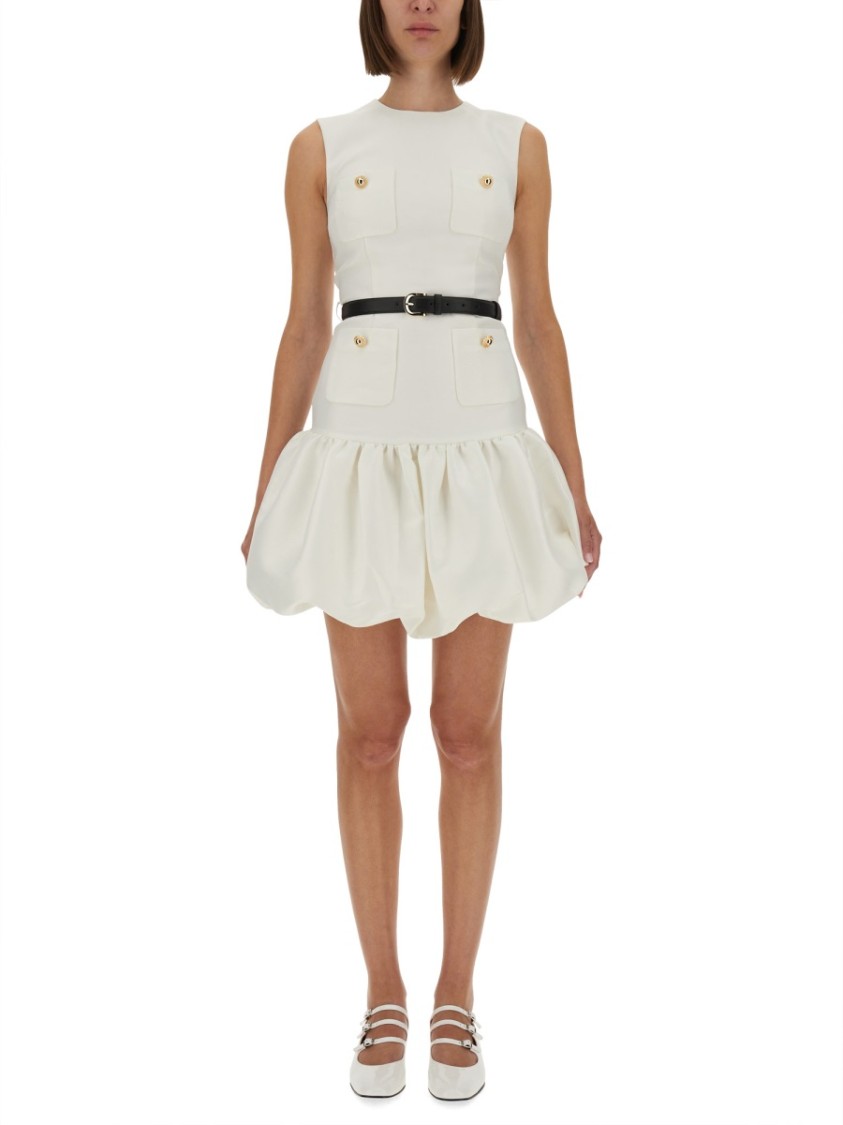 Self-portrait Self Portrait Women Taffeta Mini Dress In Gray