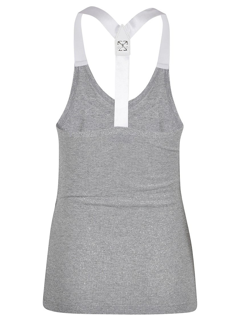 Off-white Topwear In Silver Viscose In Silver