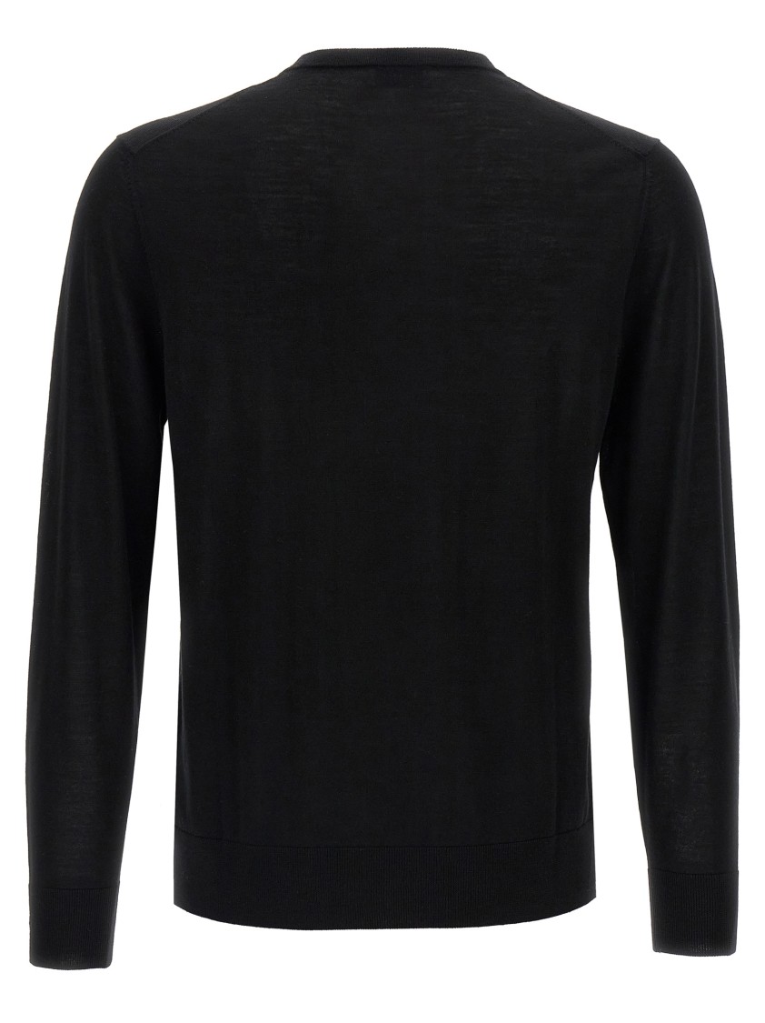 Ballantyne R Neck Sweaters And Cardigans In Black