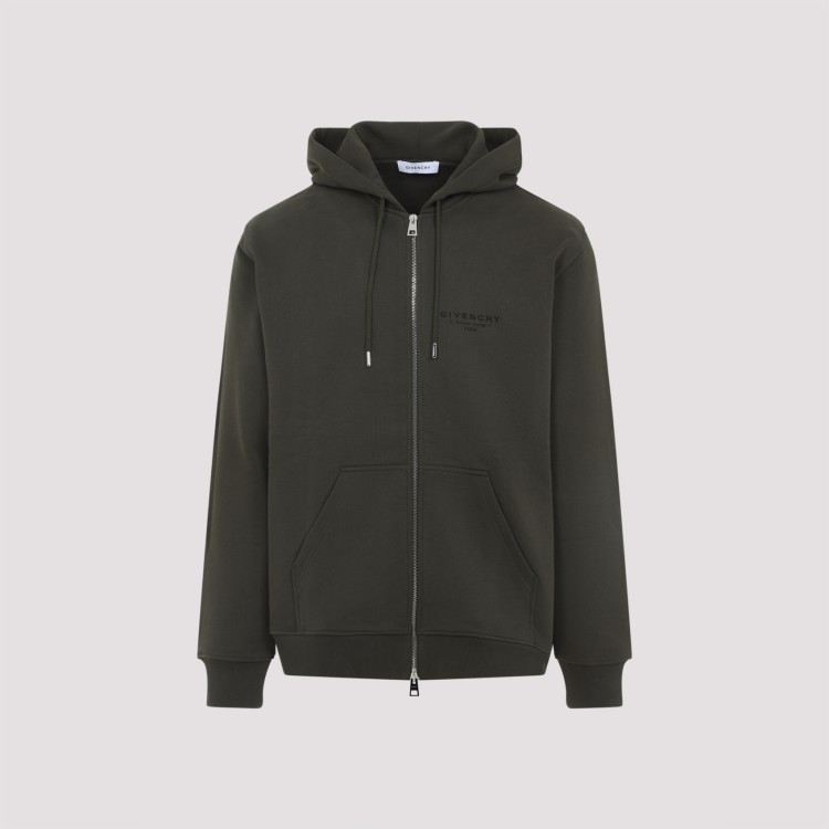 パーカー・フーディ Givenchy Classic Zip-Up Hooded Sweatshirt With Branding Givenchy Classic Zip-Up Hooded Sweatshirt With Branding