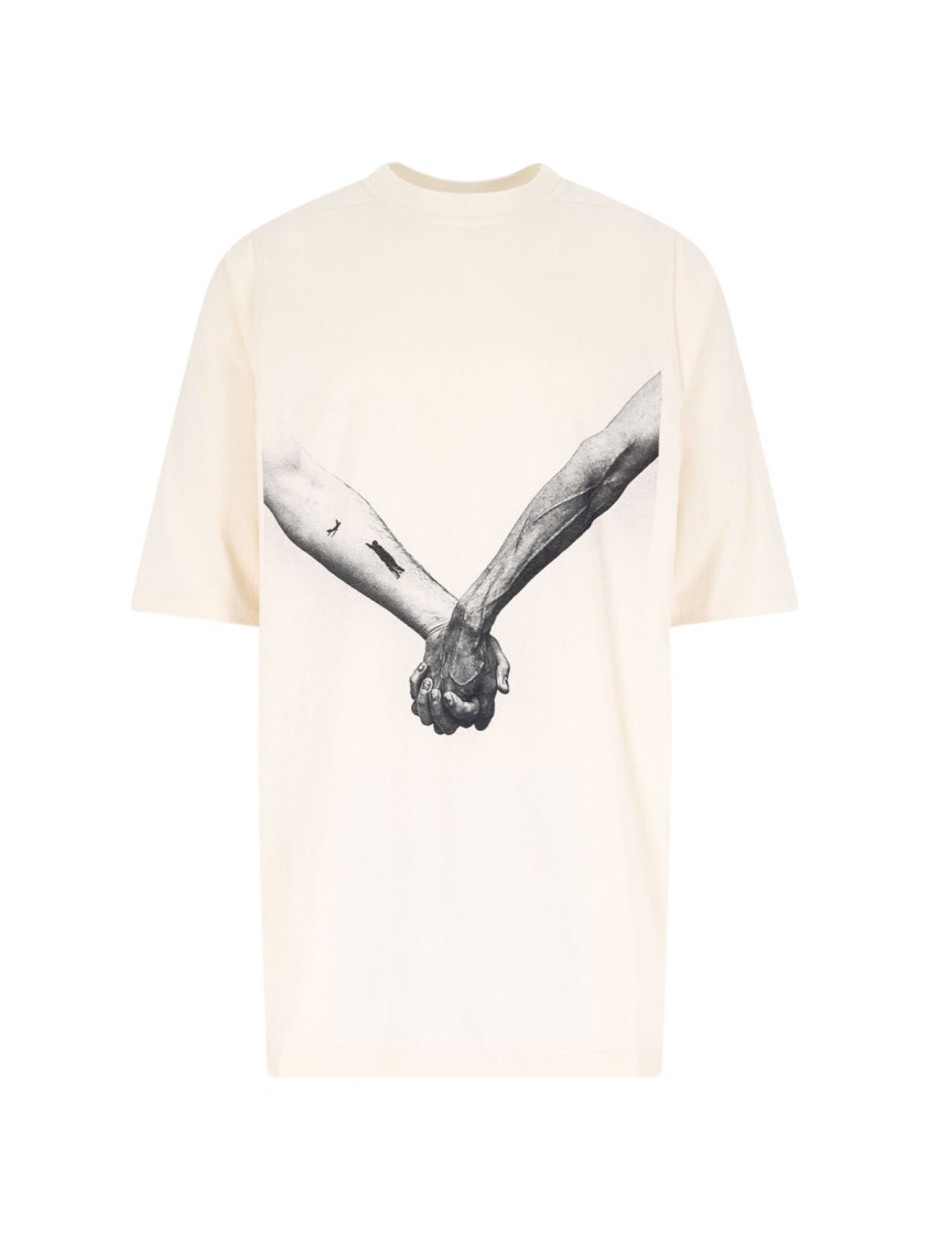 Rick Owens "jumbo" Oversized T-shirt – Off-white