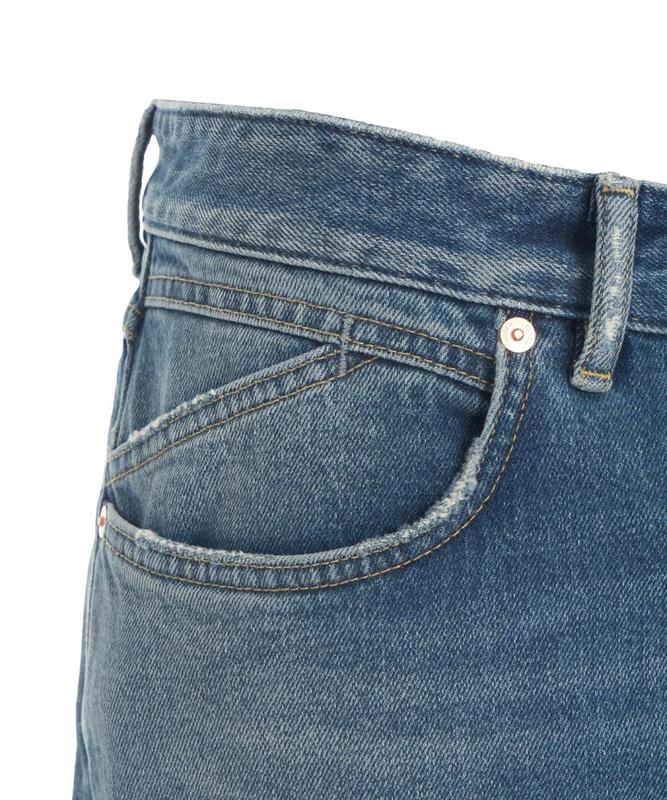 Closed Cooper True Mid-rise Straight-leg Jeans In Blue