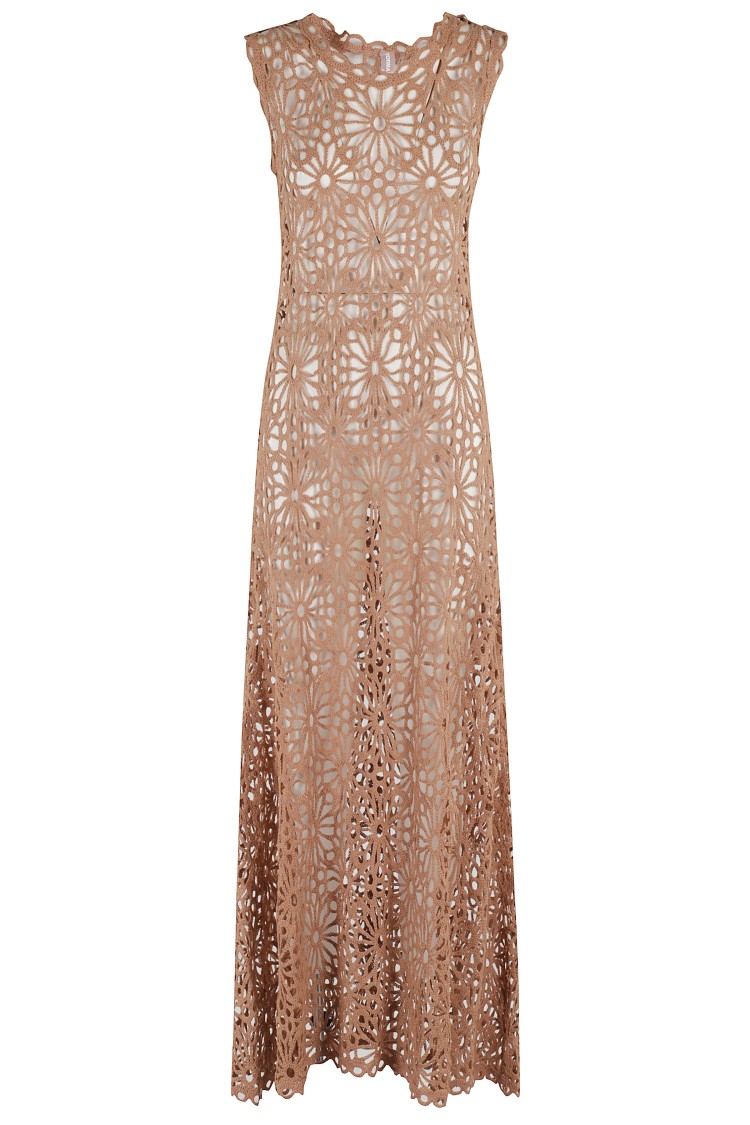 Shop Norma Kamali Sleeveless Swing Maxi Dress