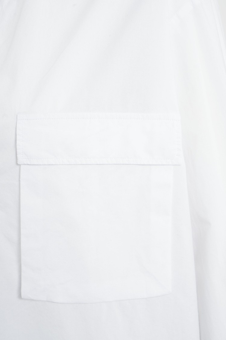 Peuterey Tjorn White Shirt With Rounded Hem In White