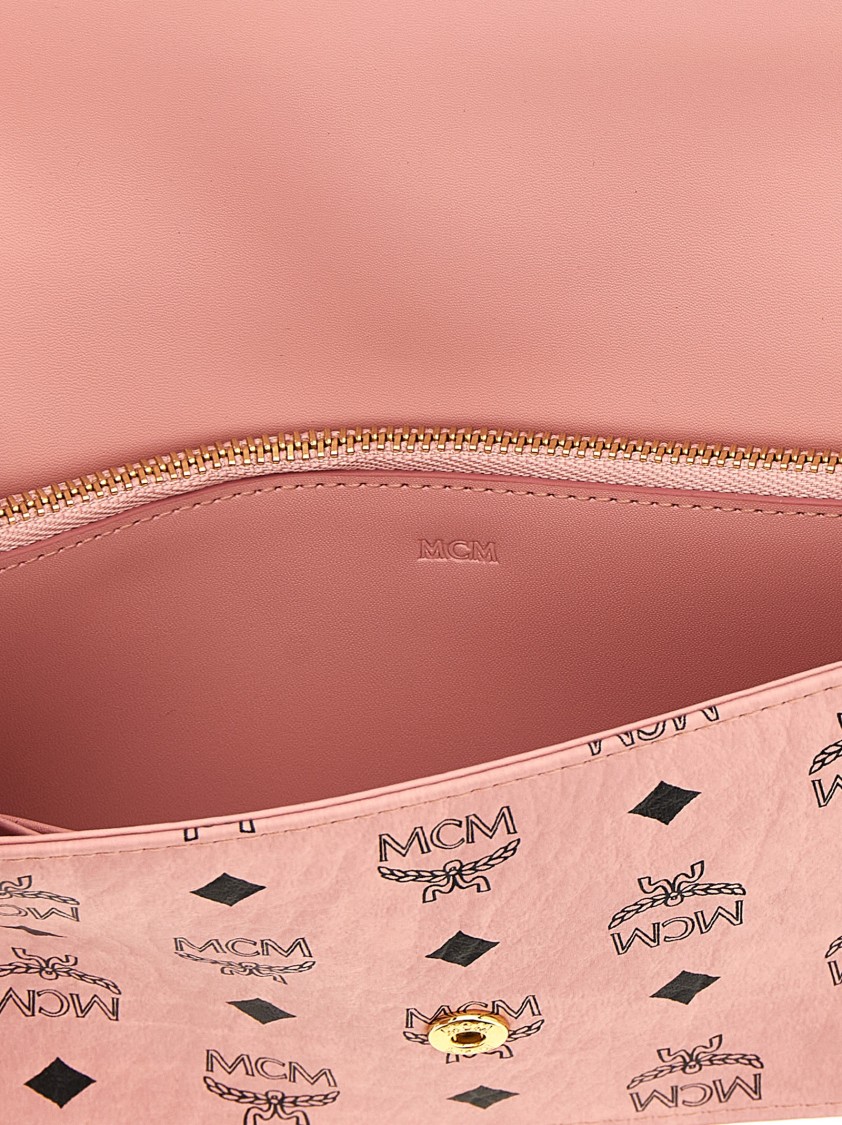 Mcm Aren' Wallet On Chain In Pink